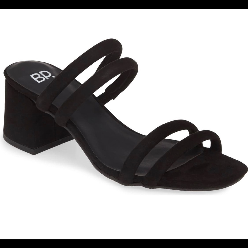 Nordstrom BP Block Heel Slide Sandal